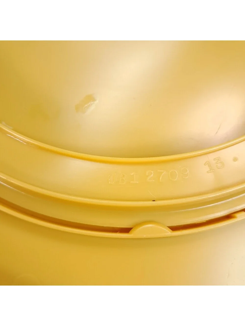 Rubbermaid Harvest Gold Plastic Lazy Susan set 2 #JB1 2709 1970's 10.5